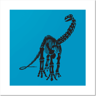 Terra Fossil Brontosaurus Dinosaur Posters and Art